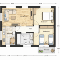 Interior room scanner